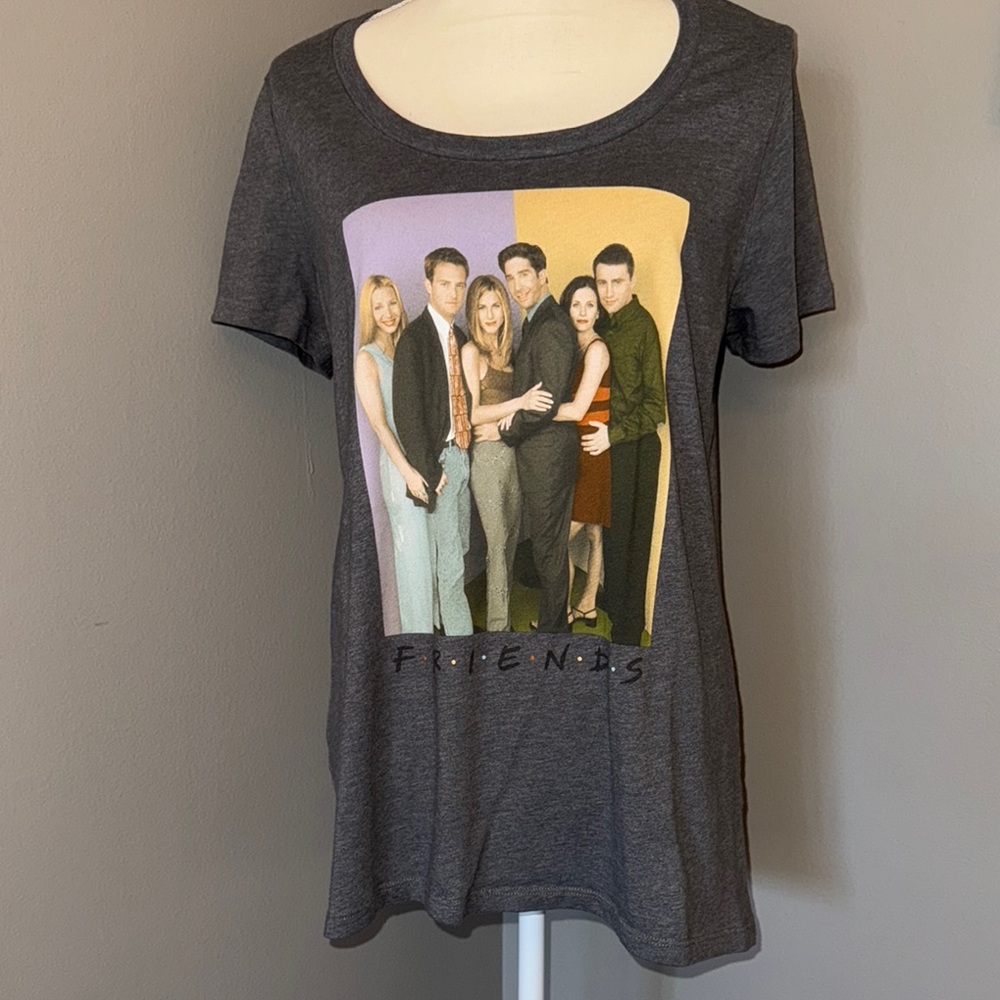 Gray Friends TV Series T-Shirt Size 00
